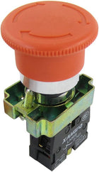 AC 240V 3 Amp SPST NC Red Sign Mushroom Head Emergency Stop Push Button Switch