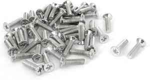 M4 x 13mm Threaded Pozi Posi Countersunk Screws Bolts Fasteners 50pcs