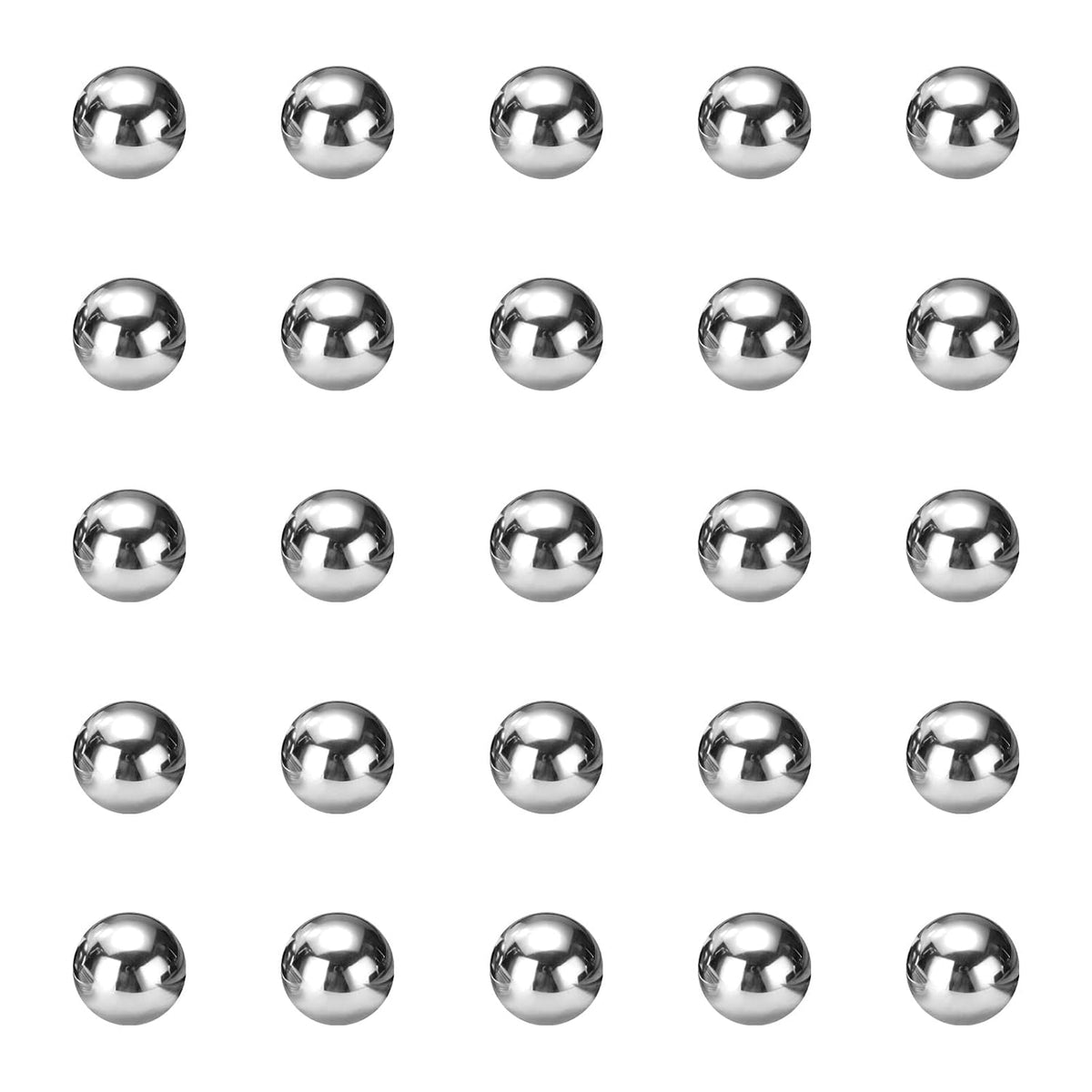 40pcs Precision Balls 11mm Diameter G100 Solid Stainless Steel Bearing Balls for Ball Bearing, Machinery, Automotive, and DIY (Mirror Finish)