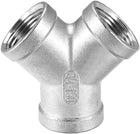 Stainless Steel 304 Cast Pipe Fitting 3/4 BSPT Female Class 150 Y Shaped Connector Coupler
