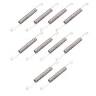 Extension Spring - 1mm Wire Dia , 10mm OD , 61mm Free Length Spring Steel Small Dual Hook Tension Spring 10pcs