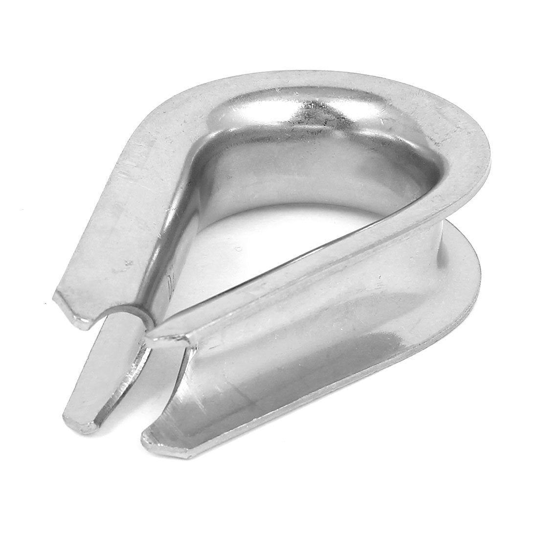 a15060500ux0142 20mm 3/4-inch Stainless Steel Wire Rope Cable Thimbles Silver Tone