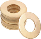 10Pcs 14.2mm x 28mm x 2mm Copper Flat Washer for Screw Bolt