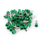 Wire Crimp Terminals Pre Insulated Ferrule with 50 Piece, E6012 10AWG 6 mm, Green