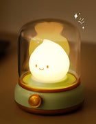 LinkMejor Lieflijke Vlam Kinder Nachtlamp, Oplaadbare Lamp, Timer, Comfortabel cadeau