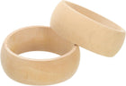 Wooden Bangle Bracelet, 3Pcs 81mm - Log Retro Macrame Rings, Unfinished Smooth Wood Circle, Wooden Rings for Crafts, Jewelry, DIY Making, Home Decor