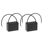 Ceiling Fan Capacitor CBB61 14uF 250V AC 2 Wires Metallized Polypropylene Film Capacitor 47x34x22mm for Electric Fan Pump Motor Generator 2Pcs