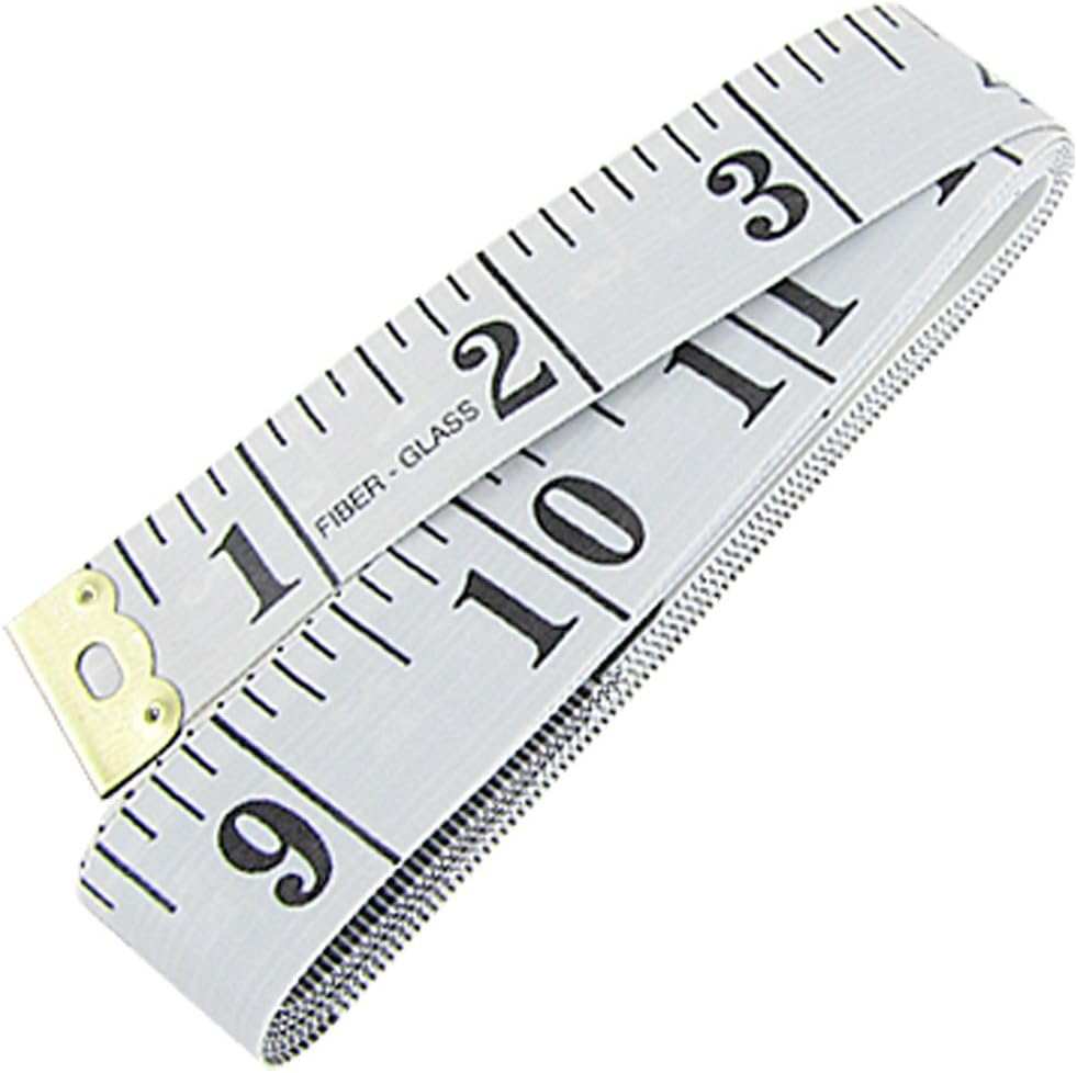 LinkMejor Tailor Sewing Tape Measure Cloth Ruler, 150cm/60", White