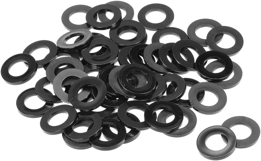 Nylon Flat Washers 30mm OD 16mm ID 3mm Thickness for Faucet Pipe Water Hose, Pack of 100