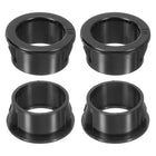 28 Pcs Cable Snap Bushing Grommet, 3/4" Mounting Dia Black Round Nylon Snap in Cable Grommet Protector, Plastic Cable Hole Grommets for Wiring