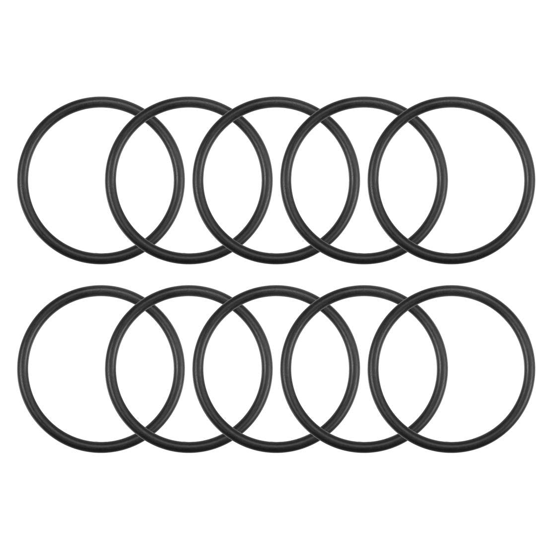 Nitrile Rubber O-Rings 56mm OD 48mm ID 4mm Width, Metric Nitrile Rubber Sealing Gasket, Pack of 10