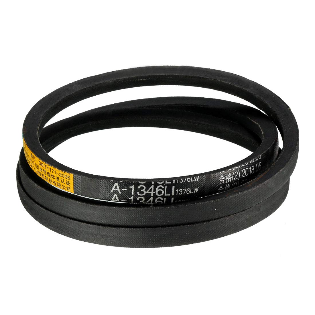 A1346 V-Belts 1346mm Inner Girth 13mm Top Width 8mm Thickness A-Section Rubber Drive Industrial Transmission Belt