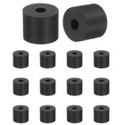 14 Pcs Multi Purpose Rubber Spacer, 0.2" OD x 0.7" ID x 0.6" Thickness Anti-Vibration Isolation Rubber Bushings Grommets Spacers Washers for Home Cars Boat Accessories (Black)