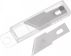 10Pcs 38x14.5mm Craft Knife Blades, High Speed Steel Hobby Blades Replacement Set Art Blades Carving Tool with Storage Case