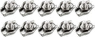 10Pcs 316 Stainless Steel Single Wire Rope Clip Cable Clamp Suit for 0.8-1.5mm Rope