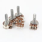 B50K Type B 50K Ohm 6 Terminal Dual Linear Taper Potentiometer 5 Pcs