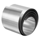 304 Stainless Steel Foil Roll，0.4mm x 50mm x 1M Polished Finish Metal Strip Plate Sheet for Crafts, Electronic Equipment, Silver Tone