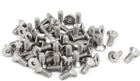 M4x10mm 304 Stainless Steel Flat Head Hex Socket Screws Fasteners DIN7991 60pcs