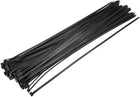 60 Stück Kabel-Snap-Verbindungen 18 Zoll x 0.2 Zoll Selbstverriegelnde Nylon-Bindungen Schwarz