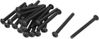 M4 x 45mm Alloy Steel Hex Bolt Socket Head Cap Screws Black 20 Pcs