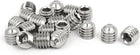 M6x6mm 316 Stainless Steel Hex Socket Cup Point Grub Set Screws 20pcs