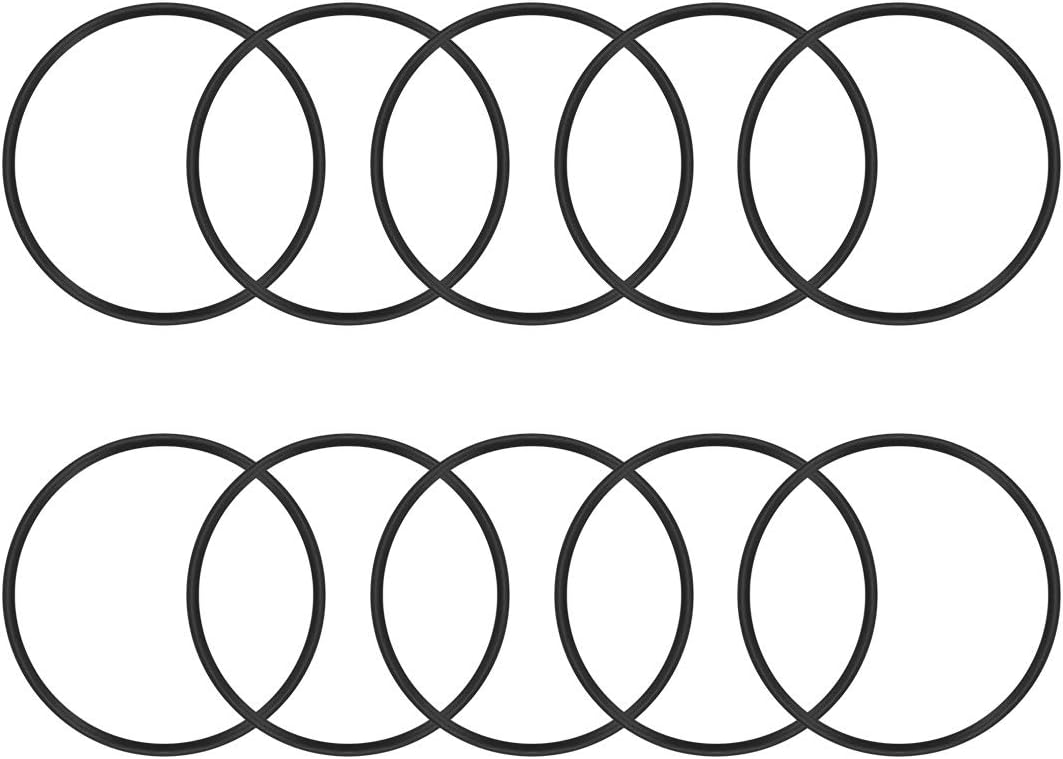 Nitrile Rubber O-Rings 68mm OD 61.8mm ID 3.1mm Width, Metric Sealing Gasket, Pack of 10