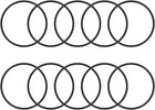 Nitrile Rubber O-Rings 68mm OD 61.8mm ID 3.1mm Width, Metric Sealing Gasket, Pack of 10