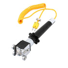 WRNM-201 K Type -50-500C Range Yellow Coiled Wire Roller Transfer Surface Thermocouple Probe