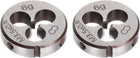 2pcs Round Threading Dies, Metric M3.5 x 0.6 Thread (Right Hand), Alloy Tool Steel Screw Cutting Die Repair Tool