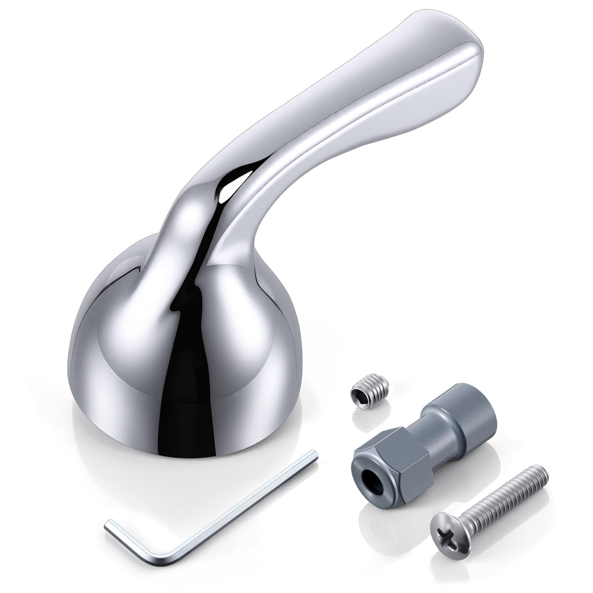 Set de manere metalice compatibil cu Delta RP74148 (Crom Poliat)