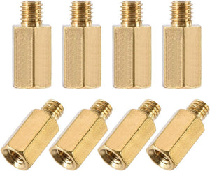 M3x8mm+3mm Male-Female Brass Hex PCB Motherboard Spacer Standoff for FPV Drone Quadcopter, Computer & Circuit Board 50pcs