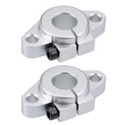 12mm Shaft Support SHF12 Flange Mount Linear Motion Slide Rail Guide Blocks for CNC 3D Printer (Pack of 2)