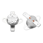 2pcs KSD301 Thermostat 90°C/194°F 16A Normally Open N.O Adjust Snap Disc Temperature Switch for Microwaves,Oven,Coffee Maker,Ceramic Material