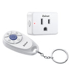 LinkMejor Mini 3-Gang Remote Control Outlet Plug Switches, Mini Key Design