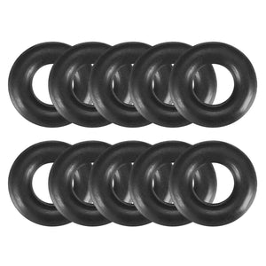 Nitrile Rubber O-Rings, 6mm OD 2mm ID 2mm Width, Metric Sealing Gasket, Pack of 10