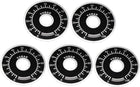 Rheostat Variable Transformer Potentiometer Control Dial Face Plate 5pcs