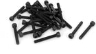 Metal Hex Socket Cap Head Screws Bolts Fastener Black M4 x 30mm 30 Pcs