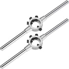 20mm Round Die Stock Handle Wrench Holder for Metric M3-M4 / 11.5mm-20mm Round Die, Zinc Alloy Carbon Steel 2pcs