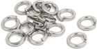 M10 304 Stainless Steel Split Lock Washer Silver Tone 15pcs