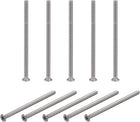8#-32x3-3/4" Flat Head Machine Screws Phillips 304 Stainless Steel Bolts 10pcs