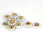 Bathroom Closet 24mm Wheel Dia Sliding Pulley Roller Bearing 10Pcs