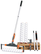 10pc 12"-18" Regolabile Kit di Rullo da verniciare Grande con Maniglia Estensibile in Alluminio