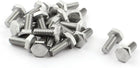 Stainless Steel Full Thread Hex Head Screw Bolt 1/4"-20 x 5/8" 20Pcs