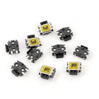 1 Momentary Tactile Tact Push Button Switch 4.7 mm x 3.5 mm x 1.67 mm 4 Pin Surface Mounted Devices