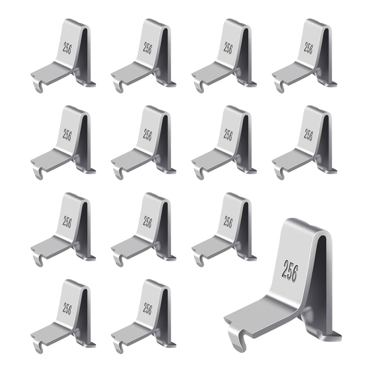 LinkMejor plank clips, Aanpasbare ondersteuningsclip voor 255 standaard pilaster