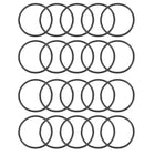 Nitrile Rubber O-Rings, 27mm OD 24mm ID 1.5mm Width, Metric Sealing Gasket Pack of 20