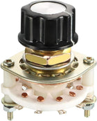 1P10T 1 Pole 10 Throw Single Deck Band Channel Rotary Switch Selector with Plastic Knob
