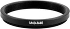 49mm-46mm 49mm til 46mm Black Camera Ring Adapter