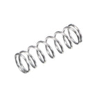 Compression Spring,304 Stainless Steel,5mm OD,0.5mm Wire Size,9mm Compressed Length,15mm Free Length,5.9N Load Capacity for Home Projects, Silver Tone, 30pcs