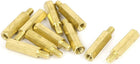 M4x20mm+6mm Male to Female Thread Brass Hex Standoff Spacer 10Pcs